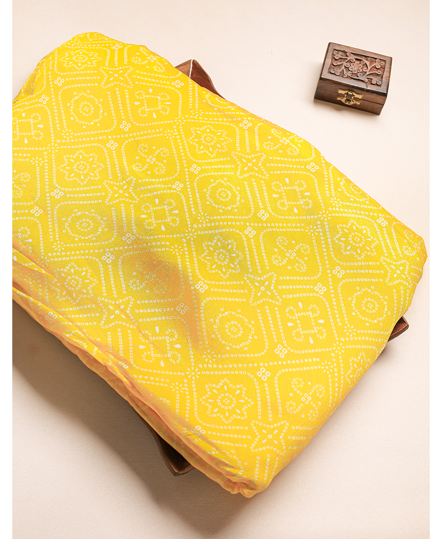 BANDHANI CHINON PRINTED FABRIC