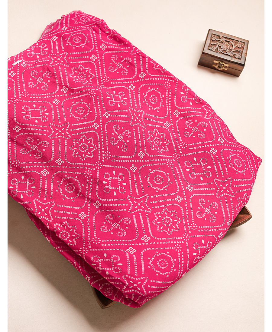 BANDHANI CHINON PRINTED FABRIC