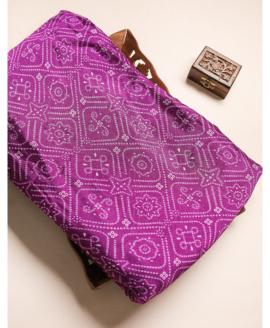 BANDHANI CHINON PRINTED FABRIC