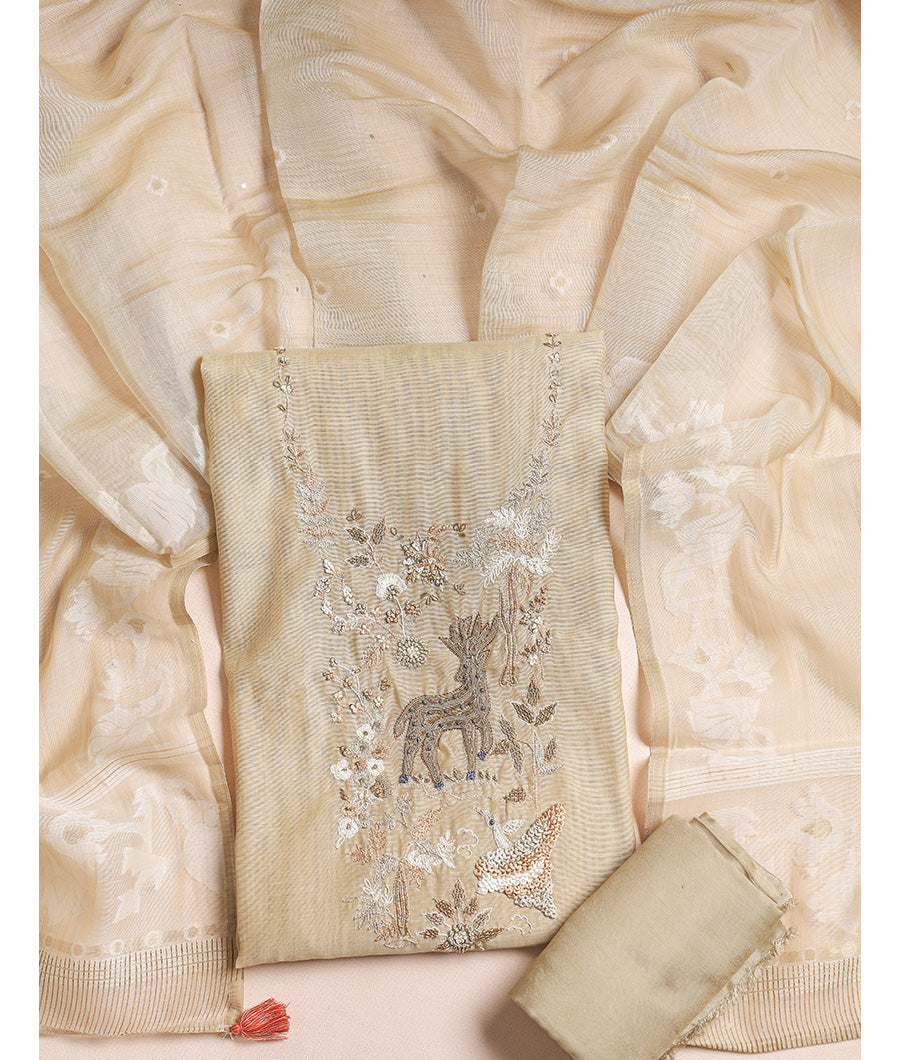ZARDOSI TISSUE  SUIT SET