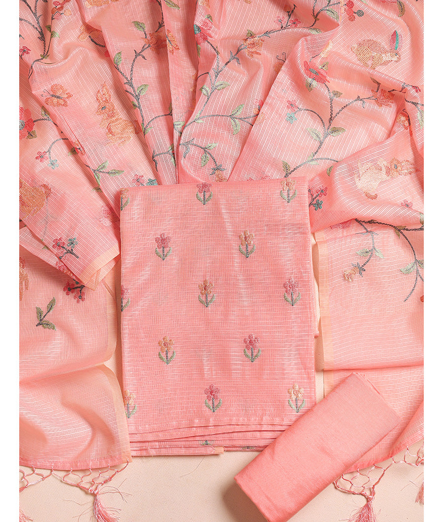 KOTA TISSUE EMBROIDERED  SUIT SET