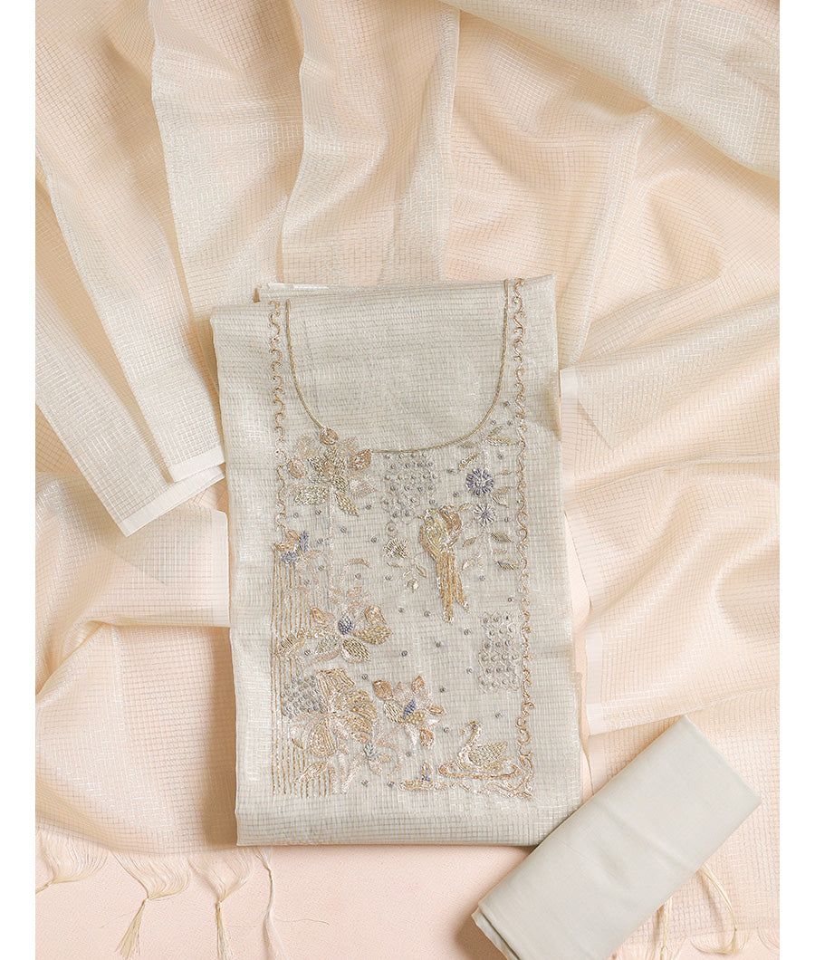 ZARDOSI TISSUE  SUIT SET