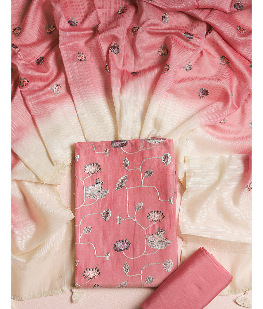 Pichwai malai  chanderi embroidery set