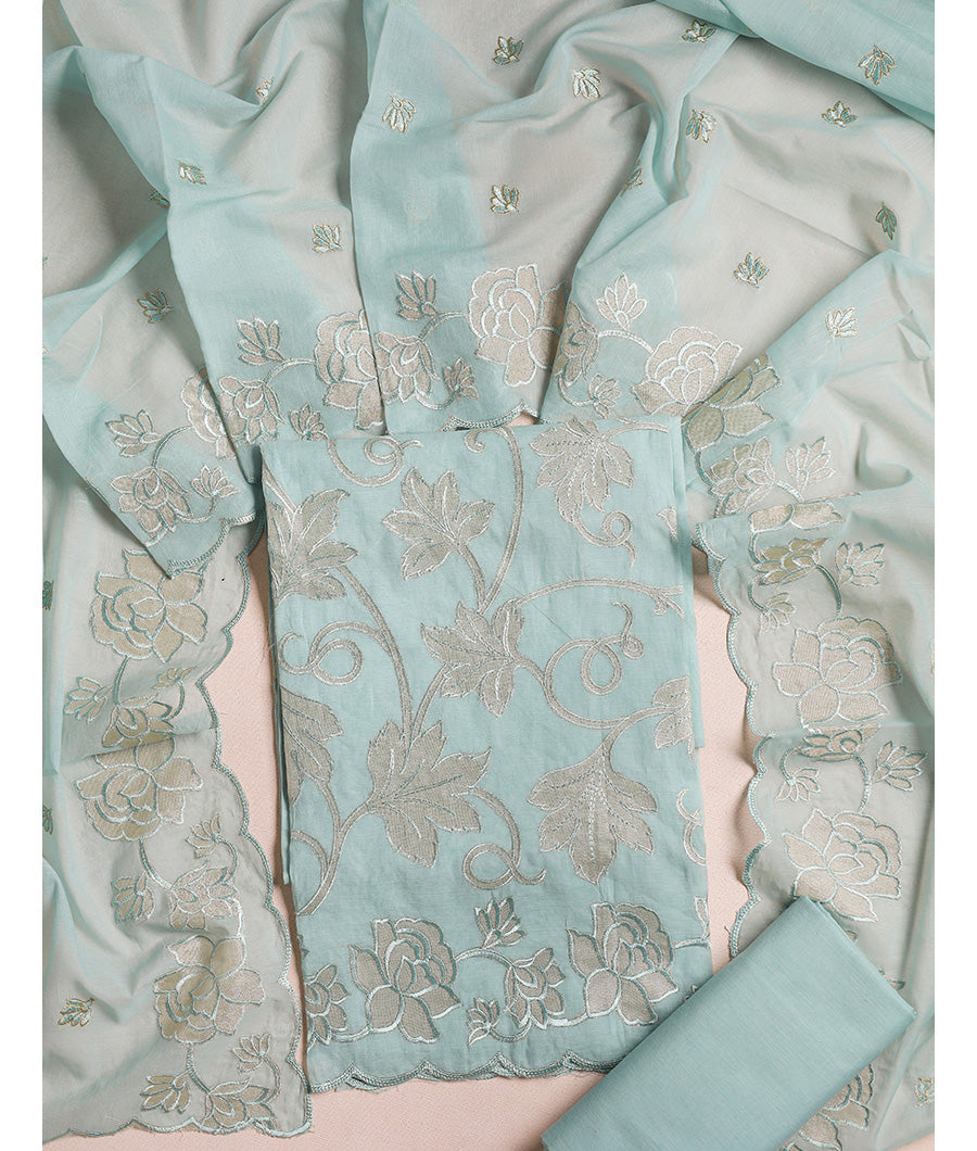 Pichwai malai  chanderi embroidery set