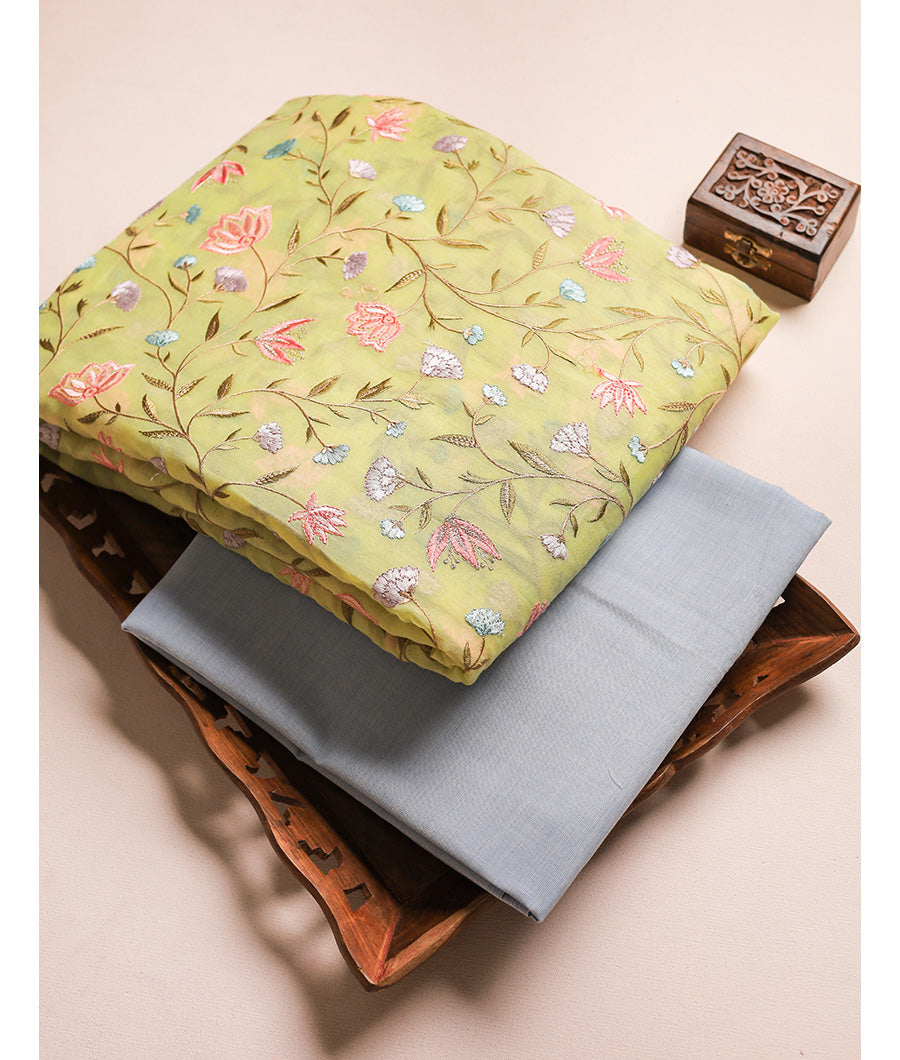 MUL CHANDERI WITH COTTON MUL MIX & MATCH