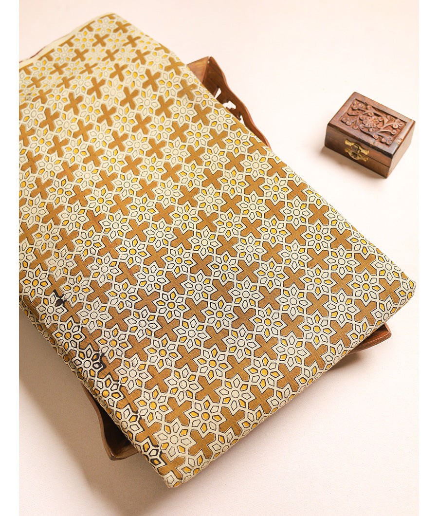 COTTON HANDBLOCK KALAMKARI FABRIC