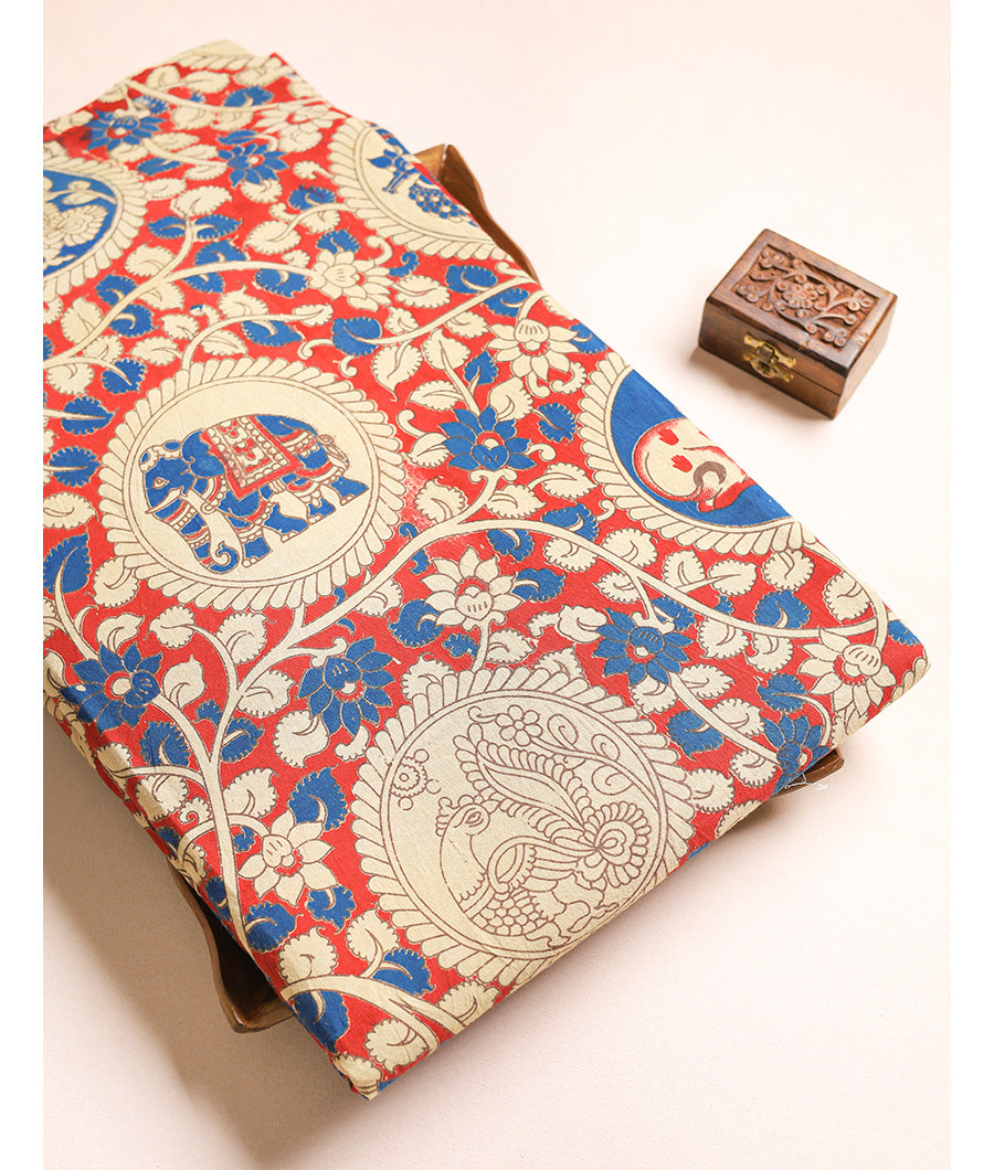 COTTON HANDBLOCK KALAMKARI FABRIC