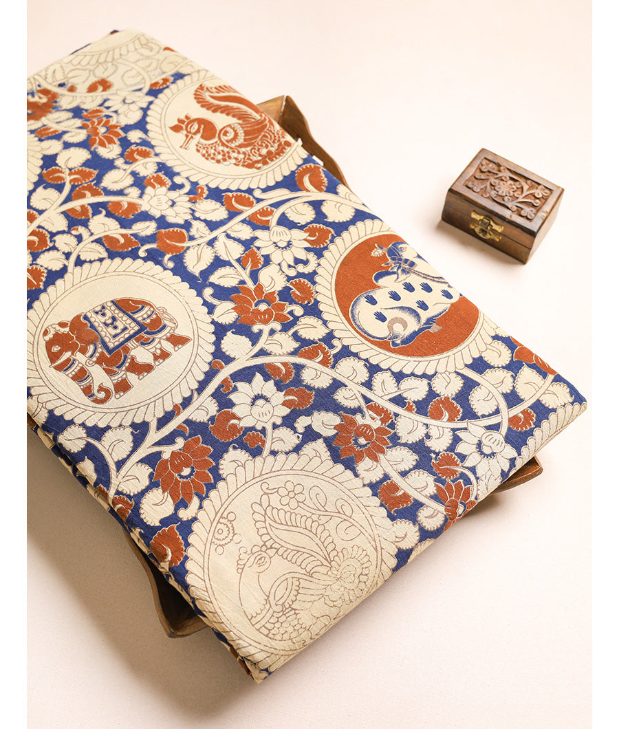 COTTON HANDBLOCK KALAMKARI FABRIC