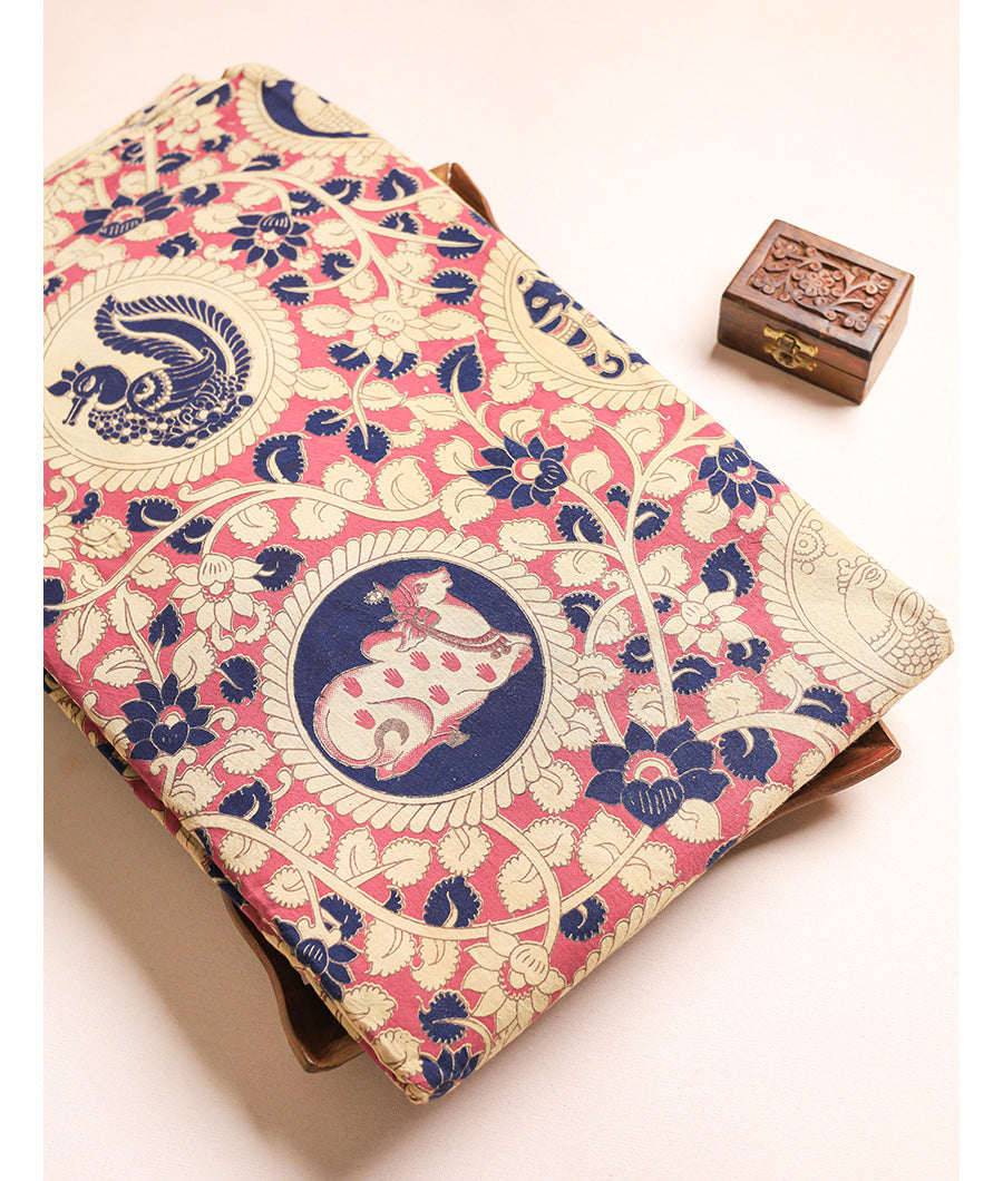 COTTON HANDBLOCK KALAMKARI FABRIC