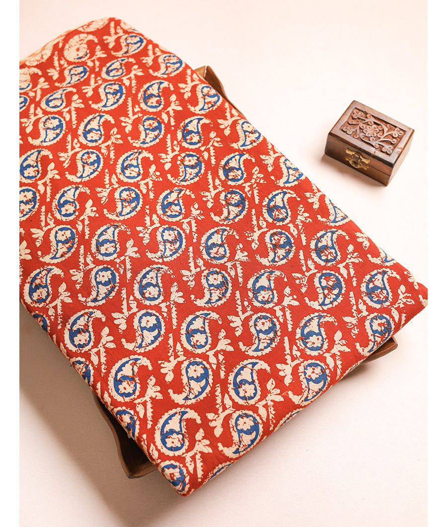 COTTON HANDBLOCK KALAMKARI FABRIC