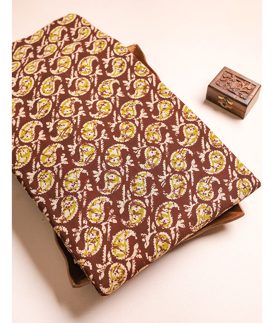 COTTON HANDBLOCK KALAMKARI FABRIC