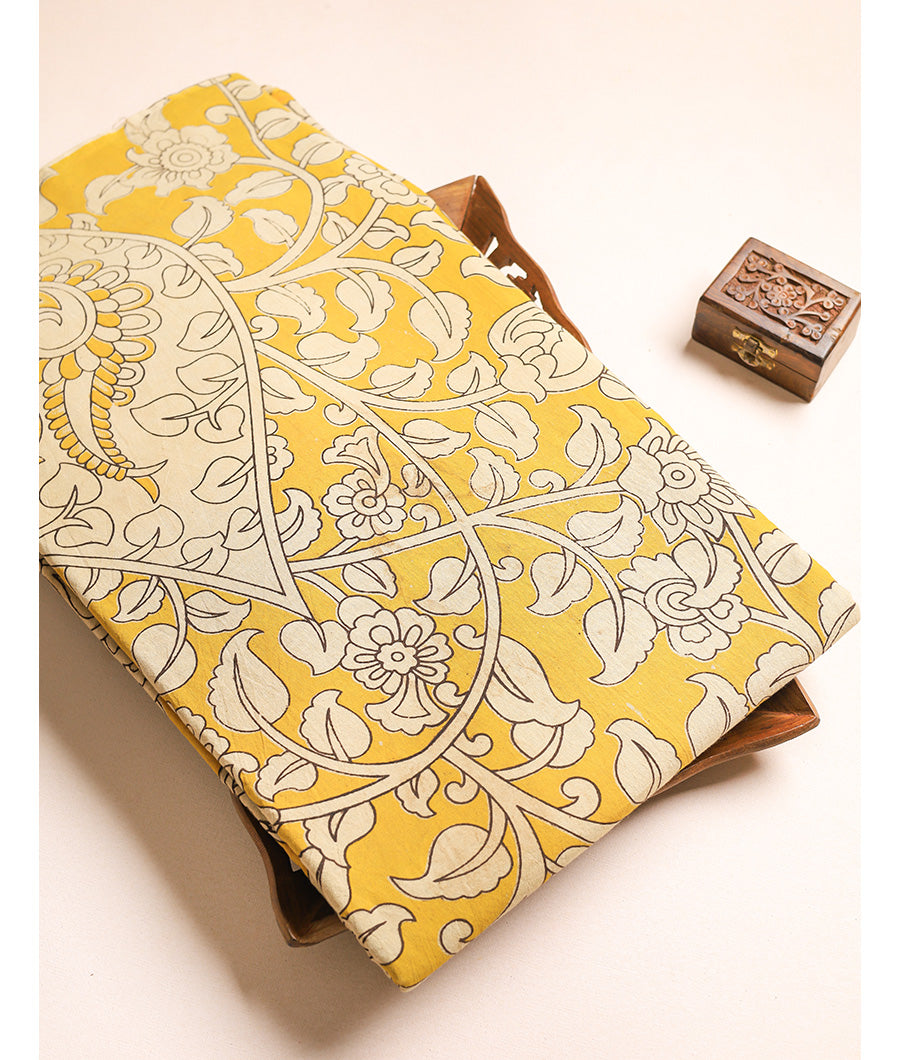 COTTON HANDBLOCK KALAMKARI FABRIC