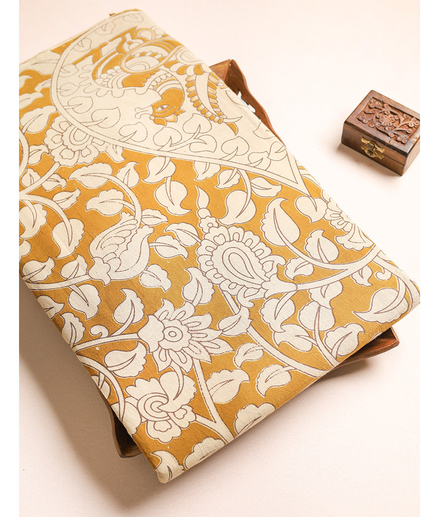 COTTON HANDBLOCK KALAMKARI FABRIC