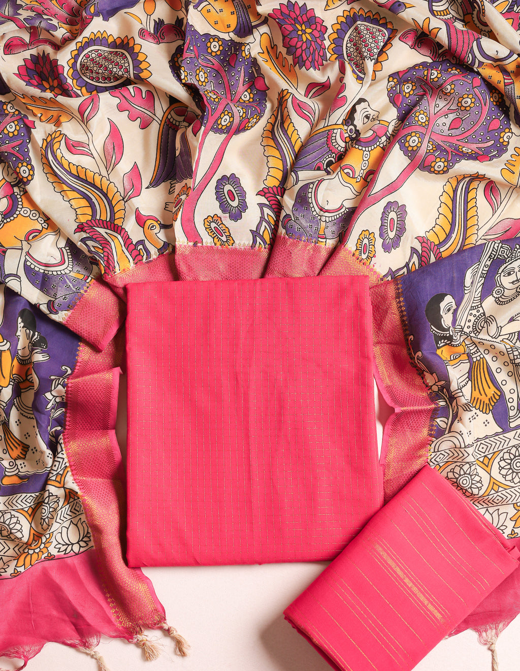 COTTON LUREX SUIT SET