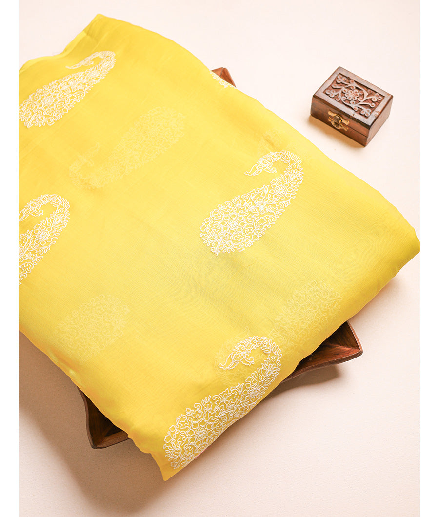 PURE MALAI CHANDERI FABRIC