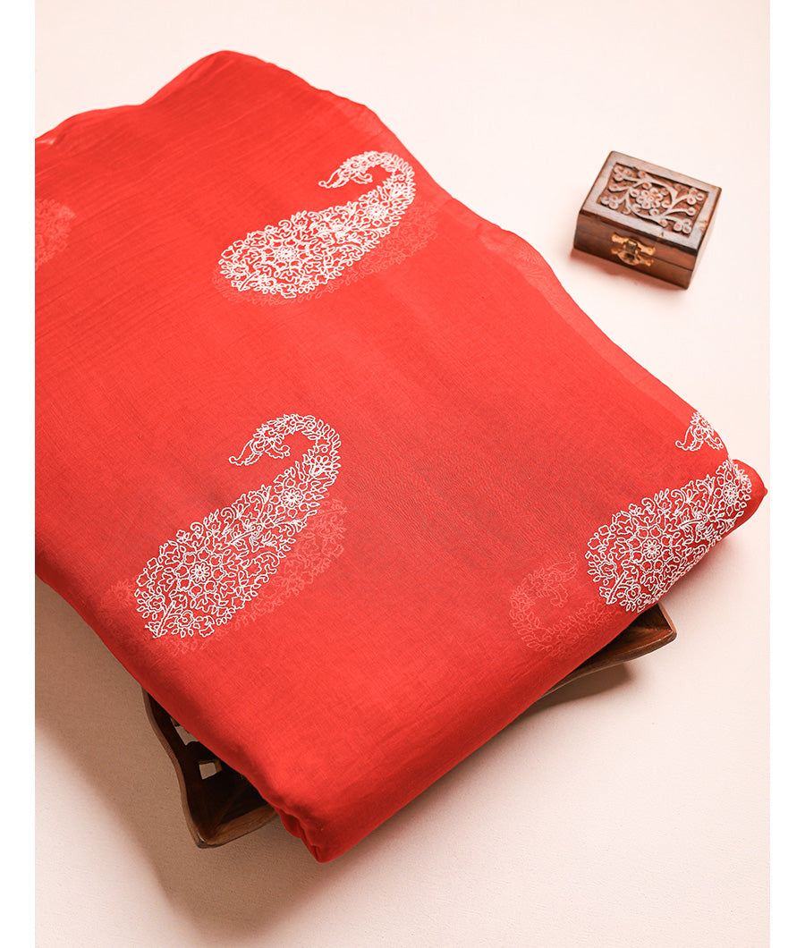 PURE MALAI CHANDERI FABRIC