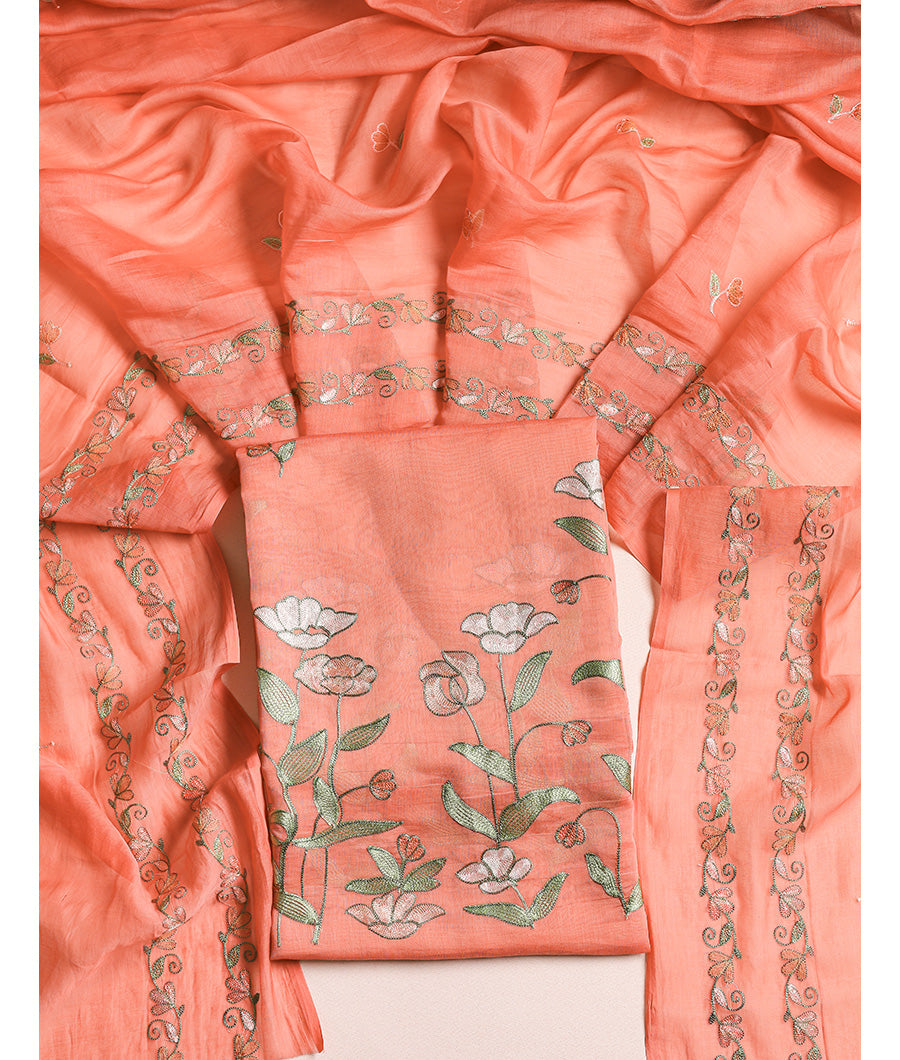 MUL CHANDERI SUIT SET