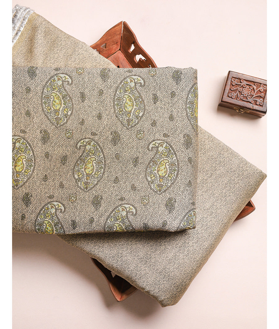 GULBAHAAR - PURE MOGRA CHANDERI SILK MIX & MATCH