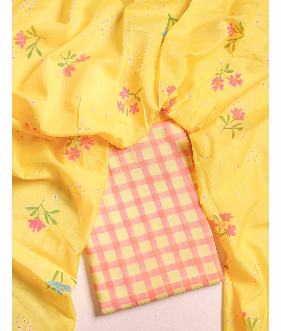 MALAI CHANDERI SUIT SET