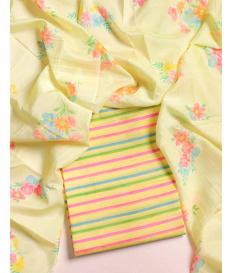 MALAI CHANDERI SUIT SET