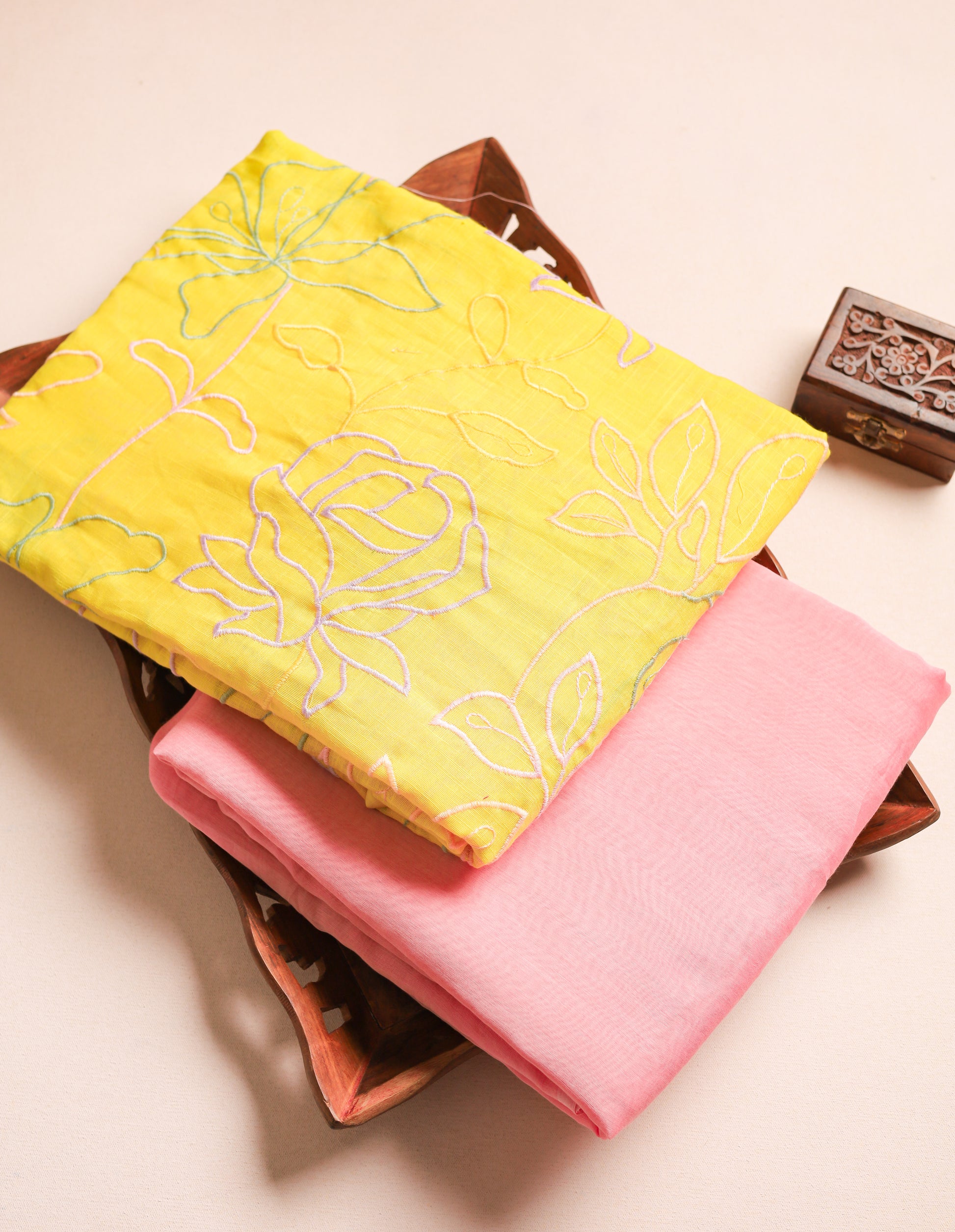 COTTON SLUB EMBROIDERY MIX AND MATCH