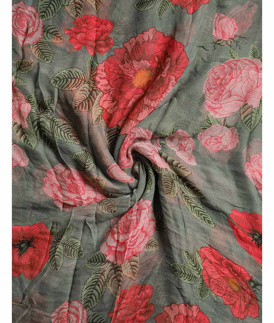 PURE CHIFFON DIGITAL PRINTED FABRIC