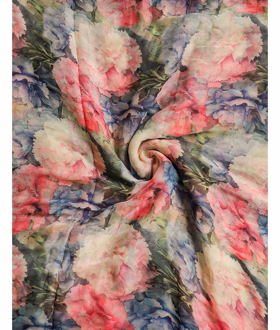 PURE CHIFFON DIGITAL PRINTED FABRIC