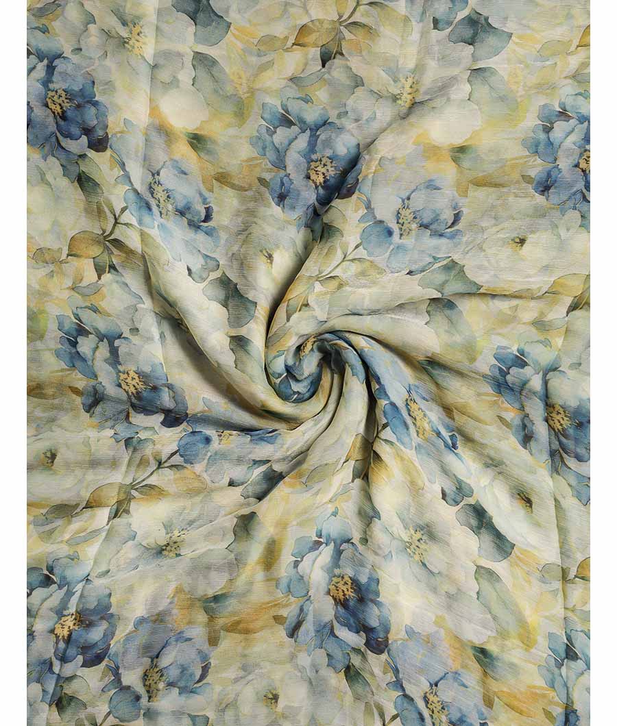 PURE CHIFFON DIGITAL PRINTED FABRIC
