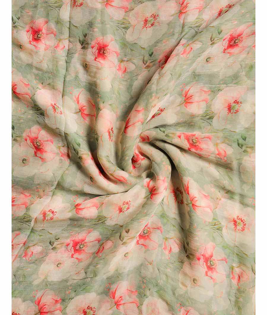 PURE CHIFFON DIGITAL PRINTED FABRIC