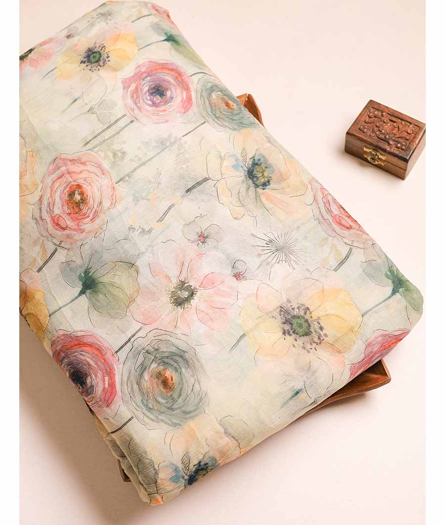 PURE CHIFFON DIGITAL PRINTED FABRIC