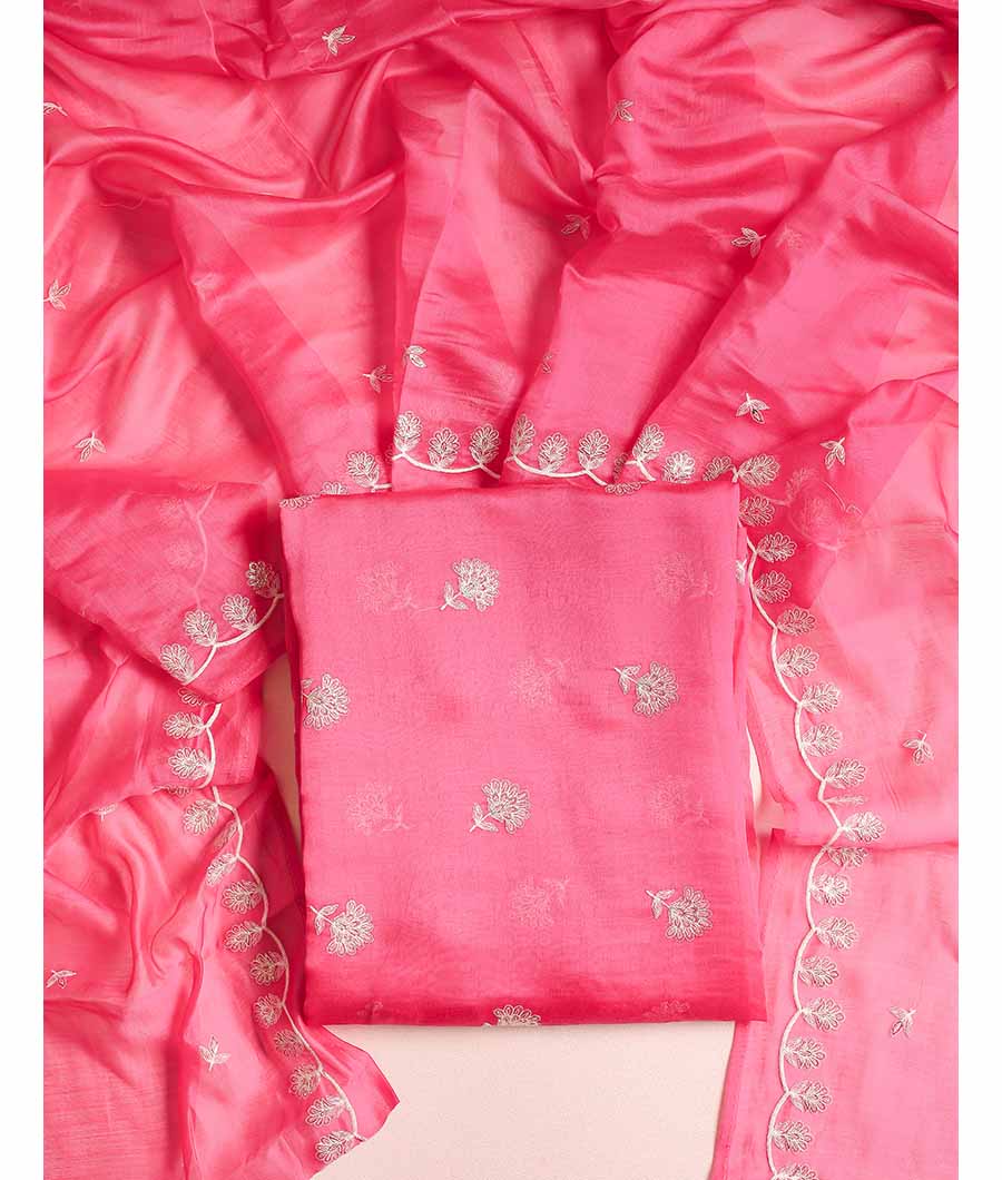 MALAI CHANDERI SUIT SET