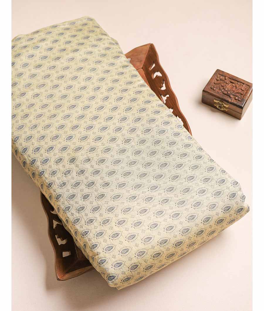 MOGRA CHANDERI SILK FABRIC