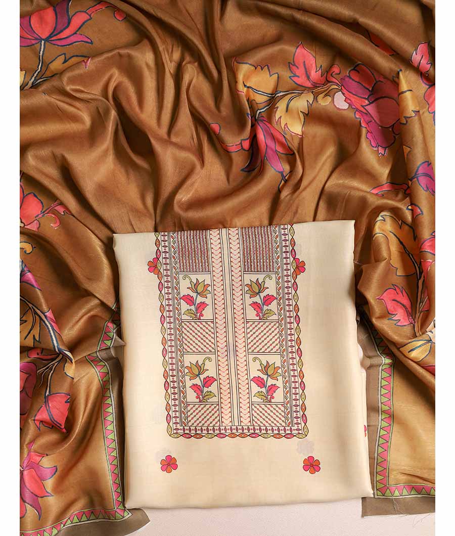 SOFT SILK KALAMKARI 2 PIECE SET