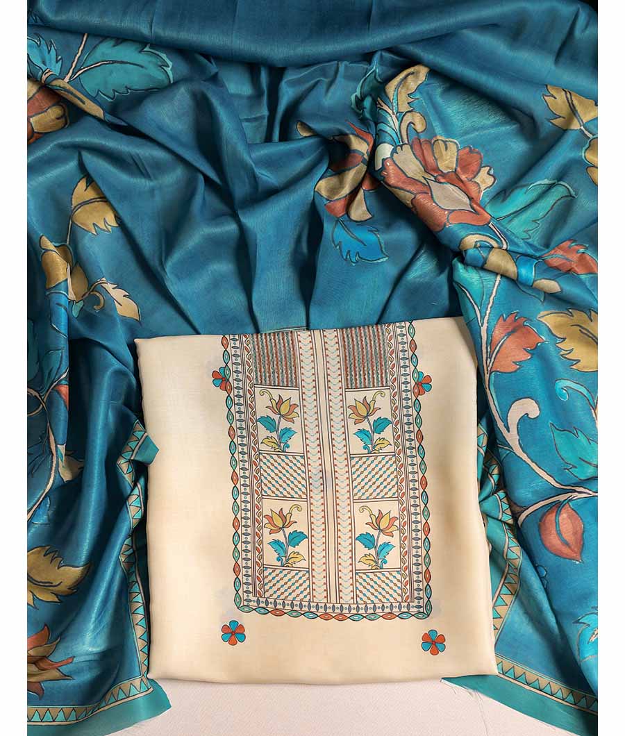 SOFT SILK KALAMKARI 2 PIECE SET