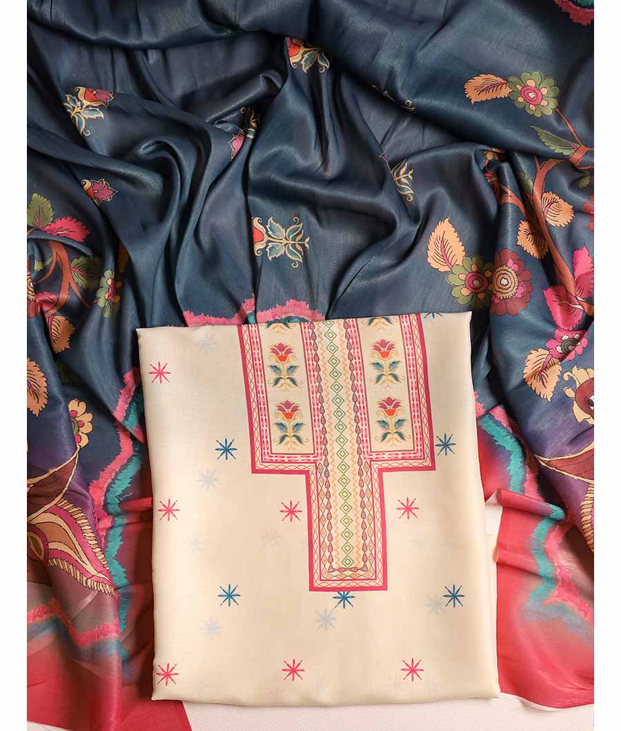 SOFT SILK KALAMKARI 2 PIECE SET