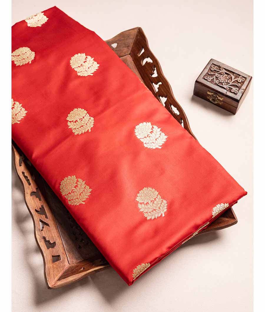 SATIN SILK BANARSI FABRIC