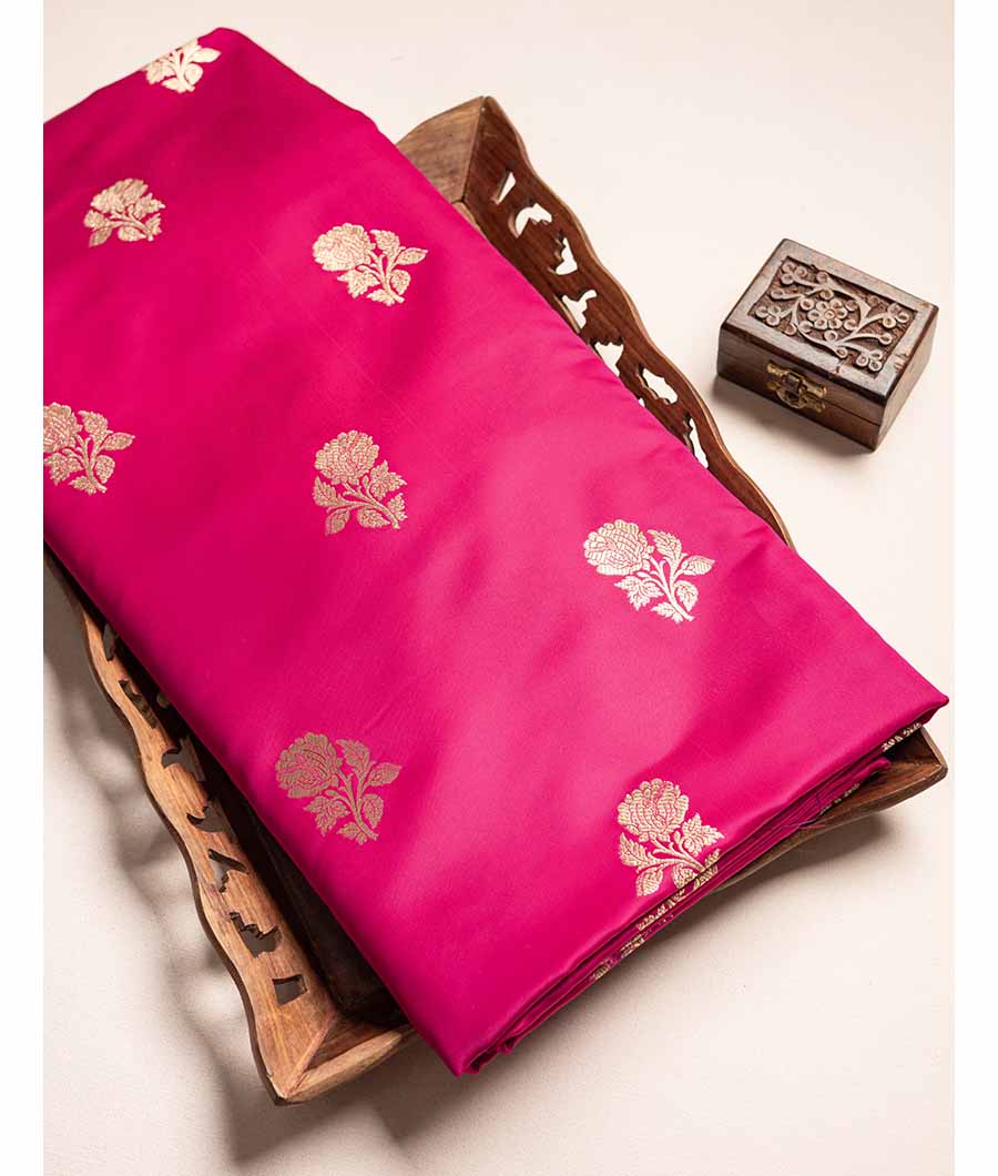 SATIN SILK BANARSI FABRIC