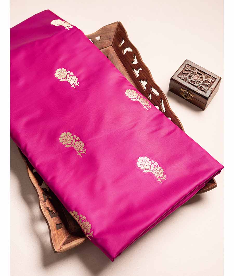 SATIN SILK BANARSI FABRIC