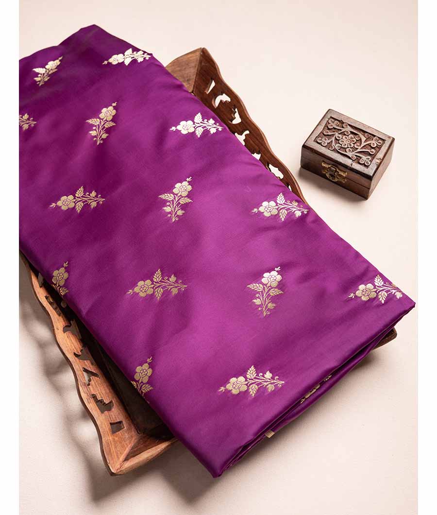 SATIN SILK BANARSI FABRIC