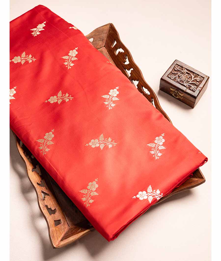 SATIN SILK BANARSI FABRIC