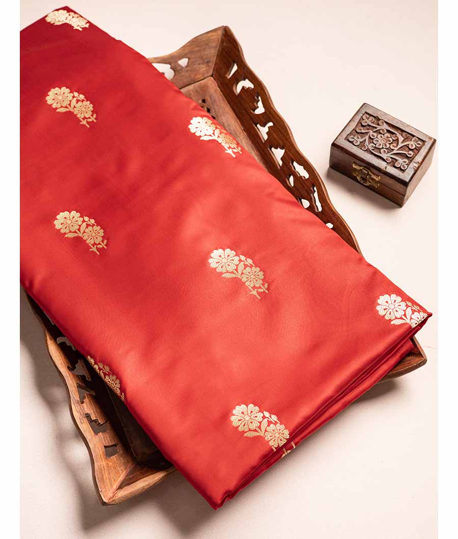 SATIN SILK BANARSI FABRIC