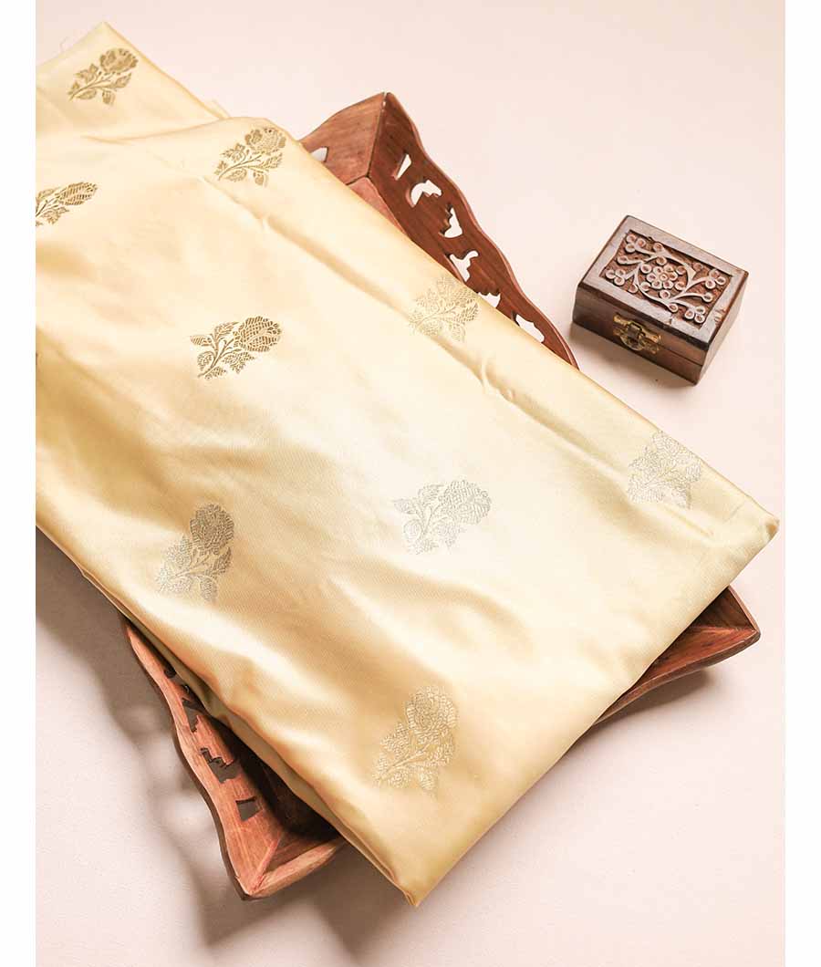 SATIN SILK BANARSI FABRIC