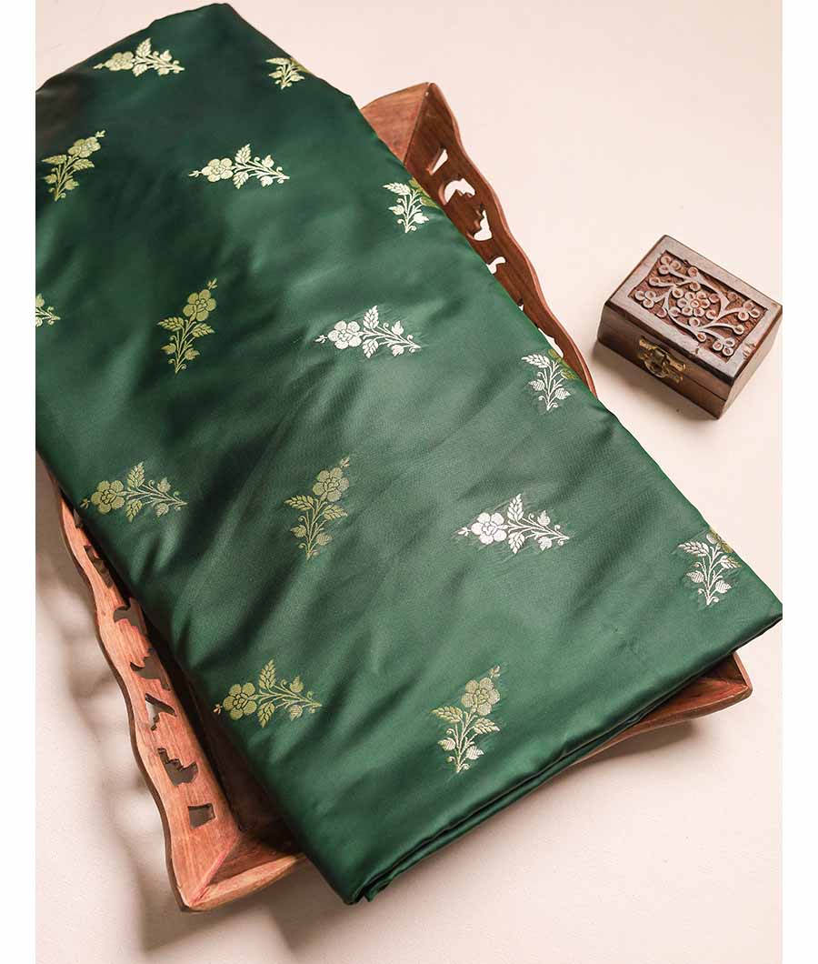 SATIN SILK BANARSI FABRIC