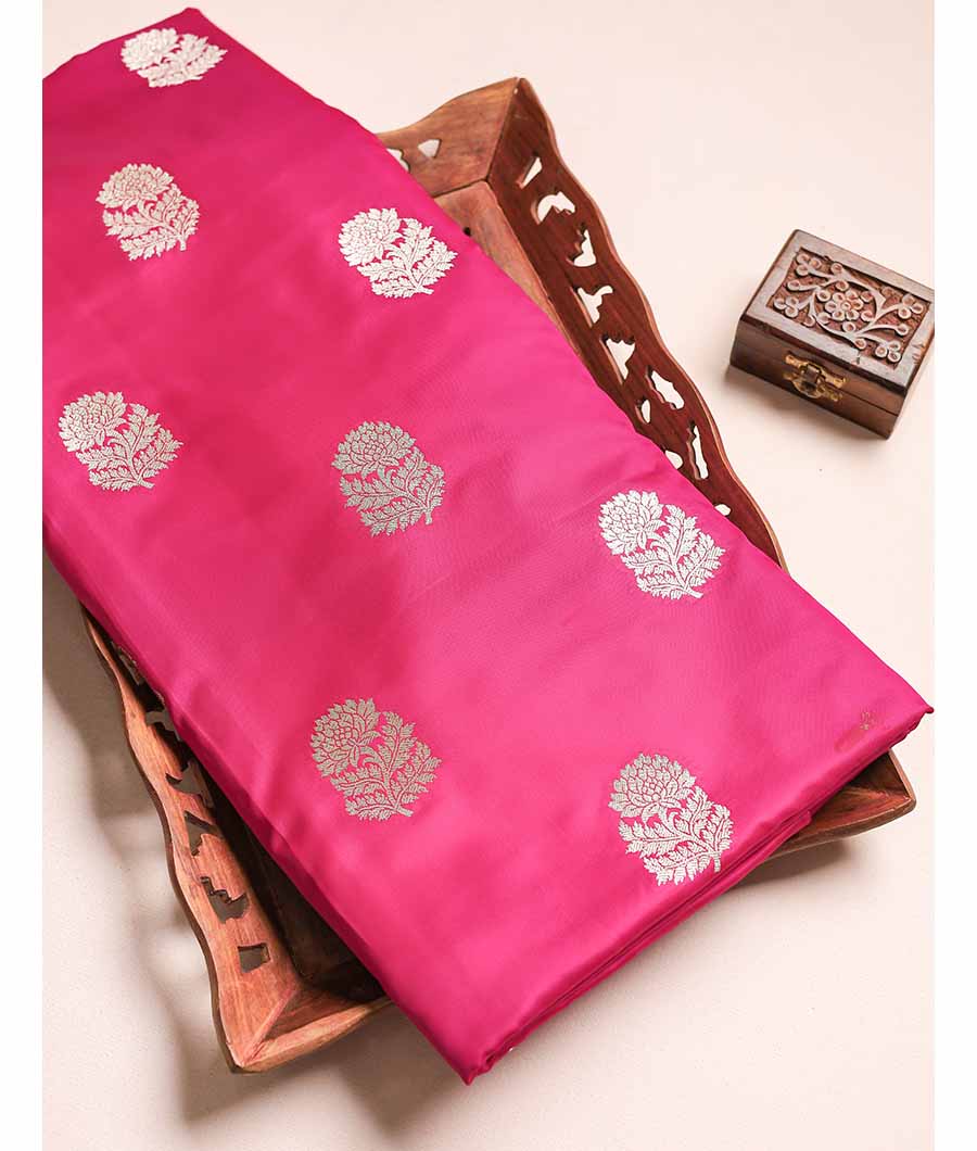 SATIN SILK BANARSI FABRIC