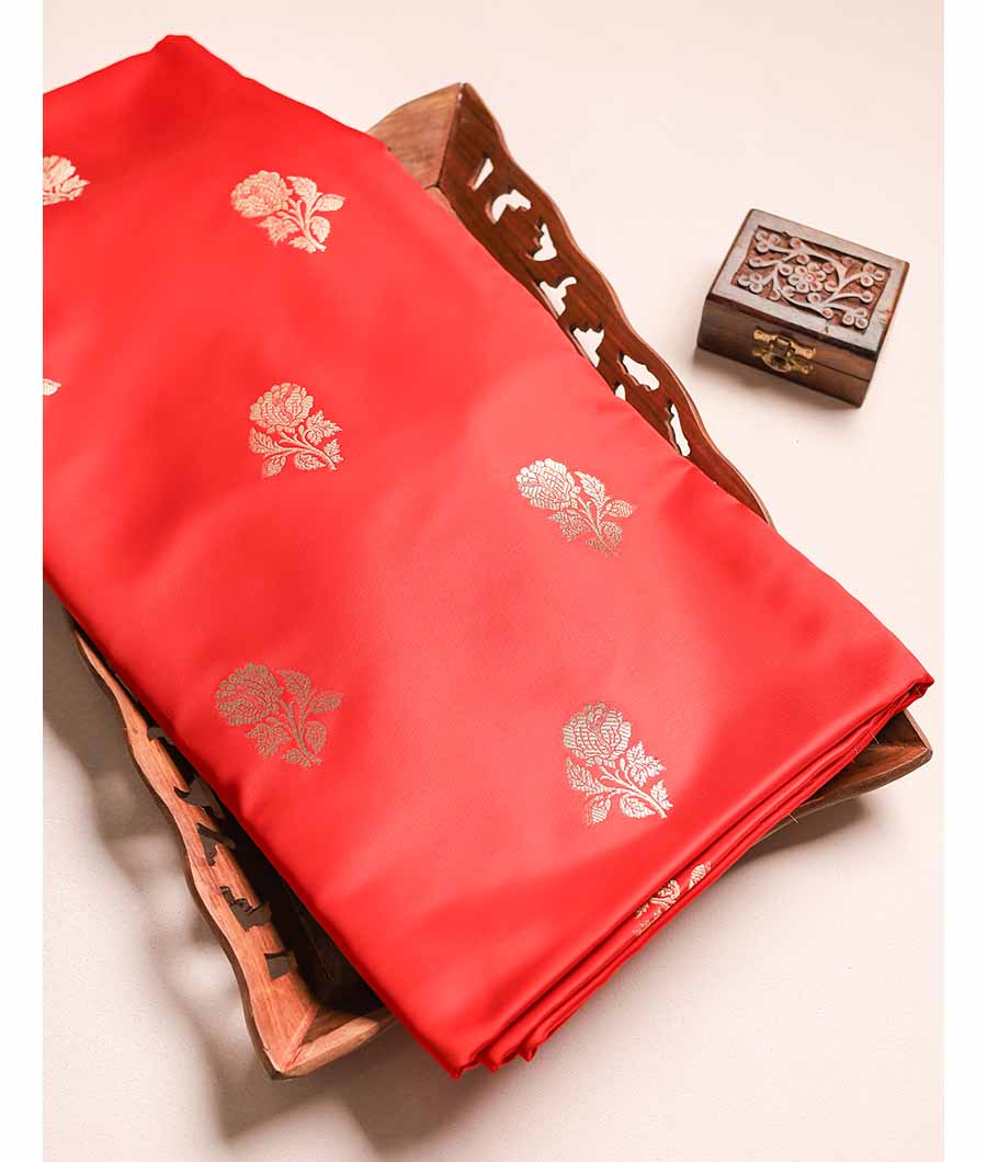 SATIN SILK BANARSI FABRIC