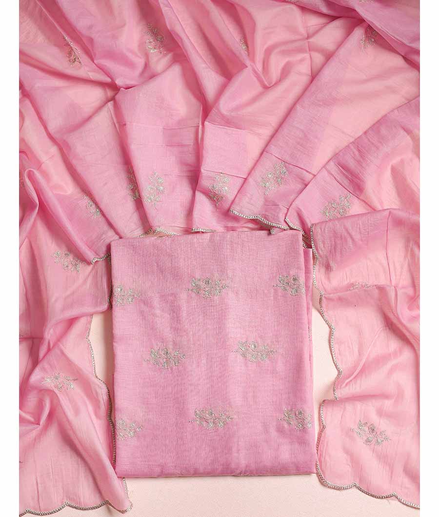 MUL CHANDERI SUIT SET