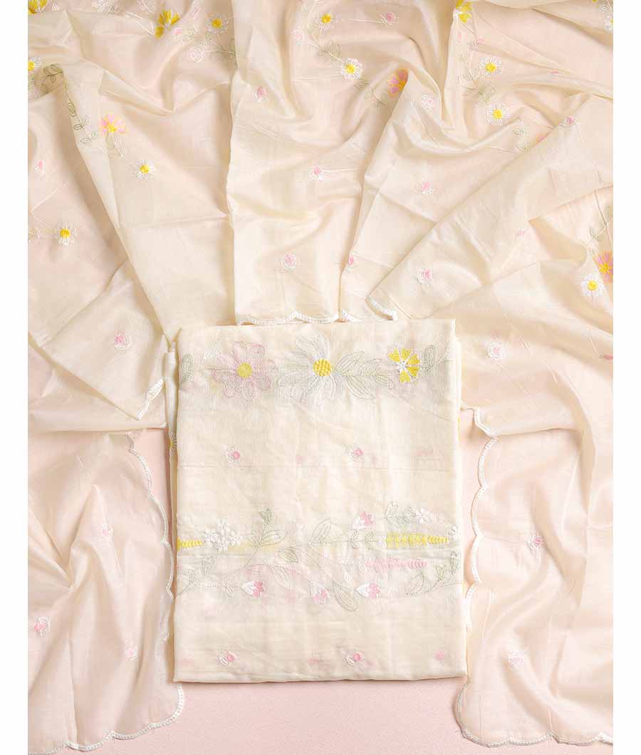 MUL CHANDERI SUIT SET