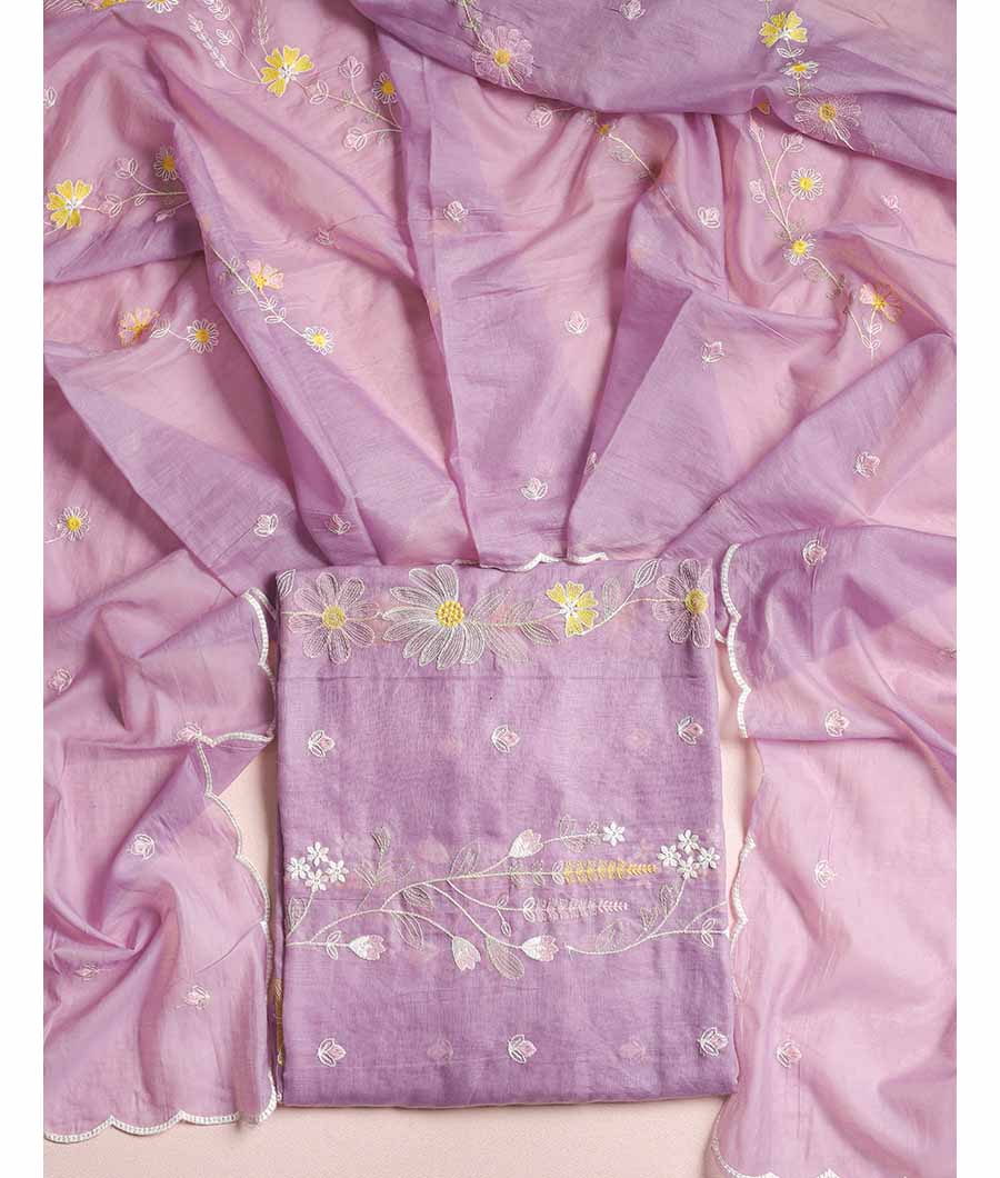 MUL CHANDERI SUIT SET