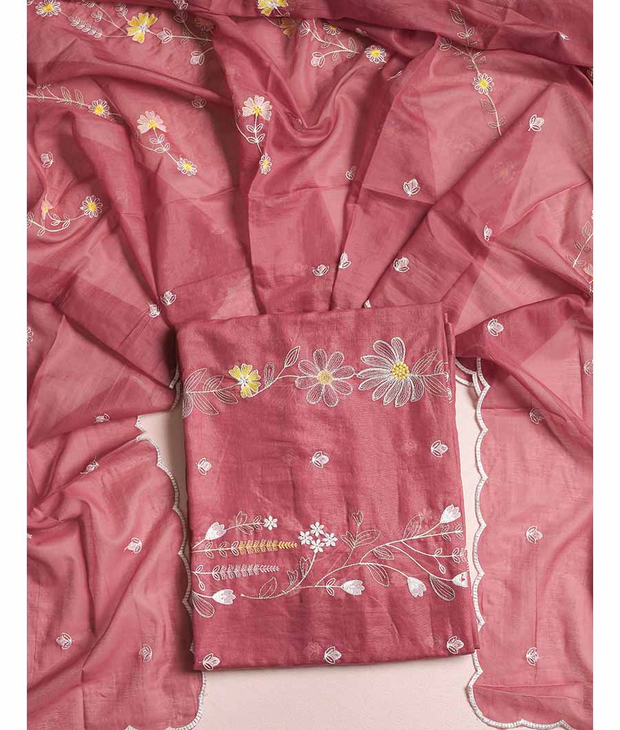 MUL CHANDERI SUIT SET