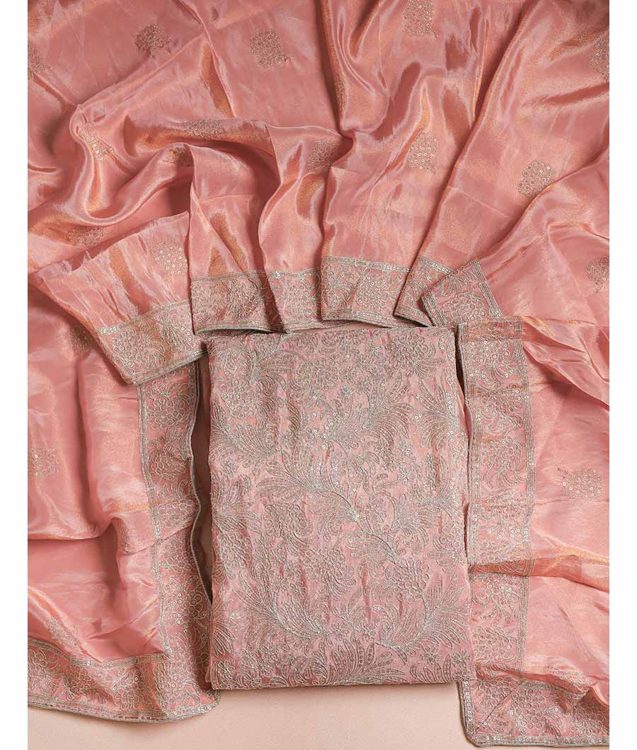 TISSUSE SILK EMBRIODERY SUIT SET